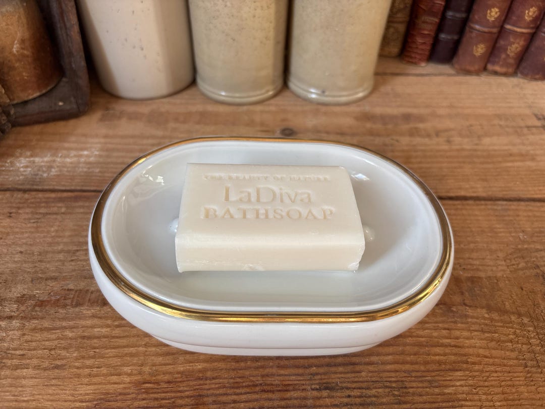 Vintage Porcelain Soap Dishnull