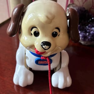 Fisher-Price Pull-Toy Dog - Vintage Fisher Price Toy - Vintage Toy - Fisher Price - Collectible Toys - Vintage Dog Toy