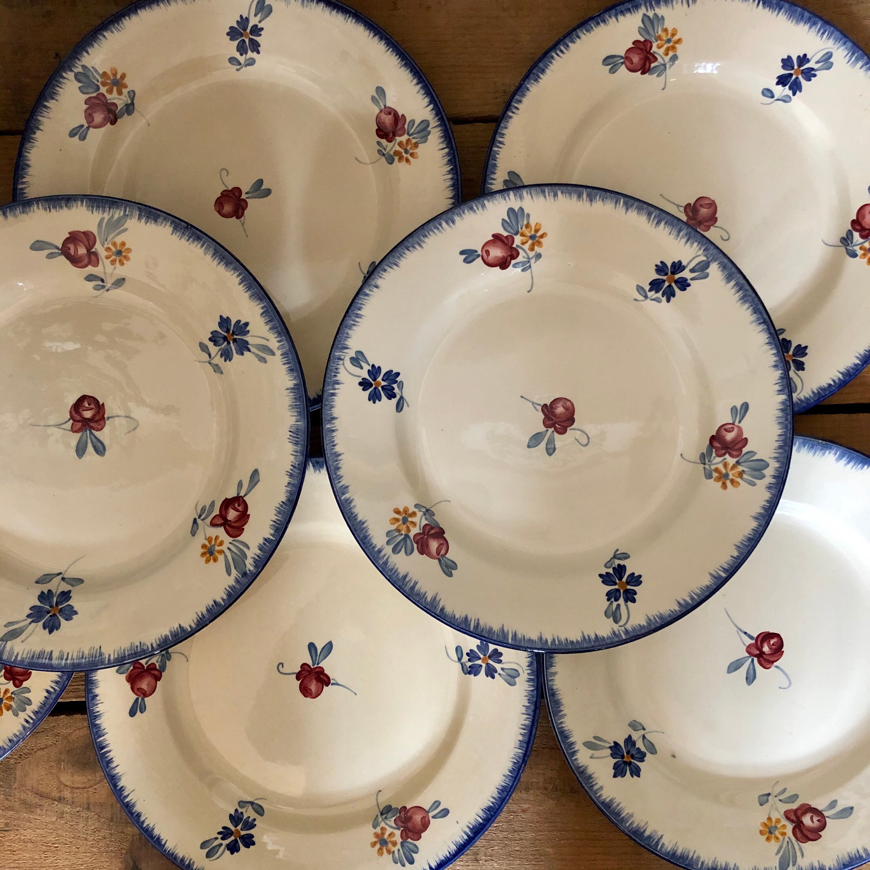 Digoin Sarreguemines France, Ceramic Plate, Mary Lou Model - Etsy