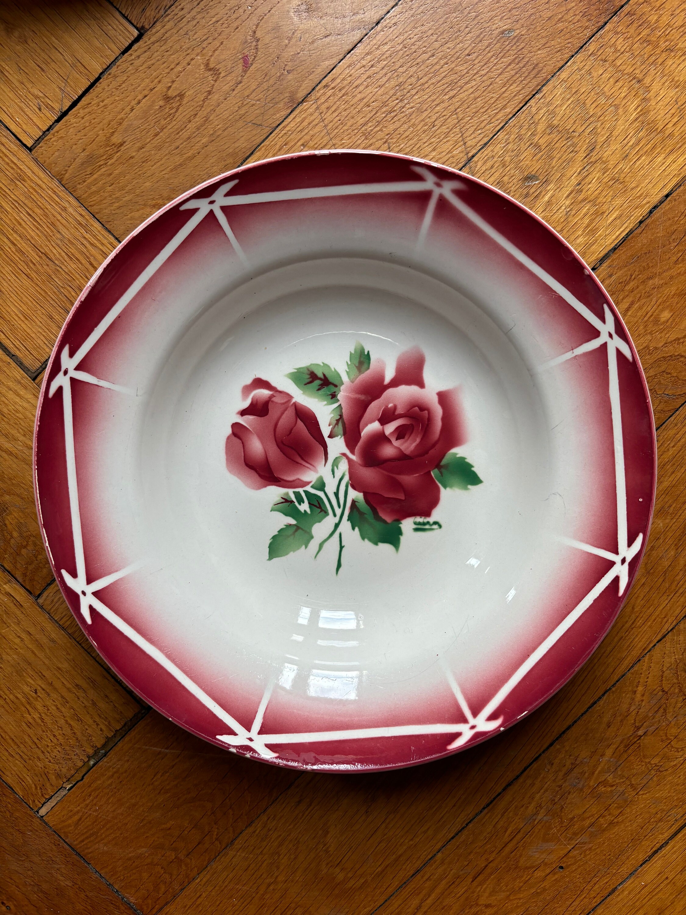 Digoin Sarreguemines France, Ceramic Plate Model Cibon - Etsy