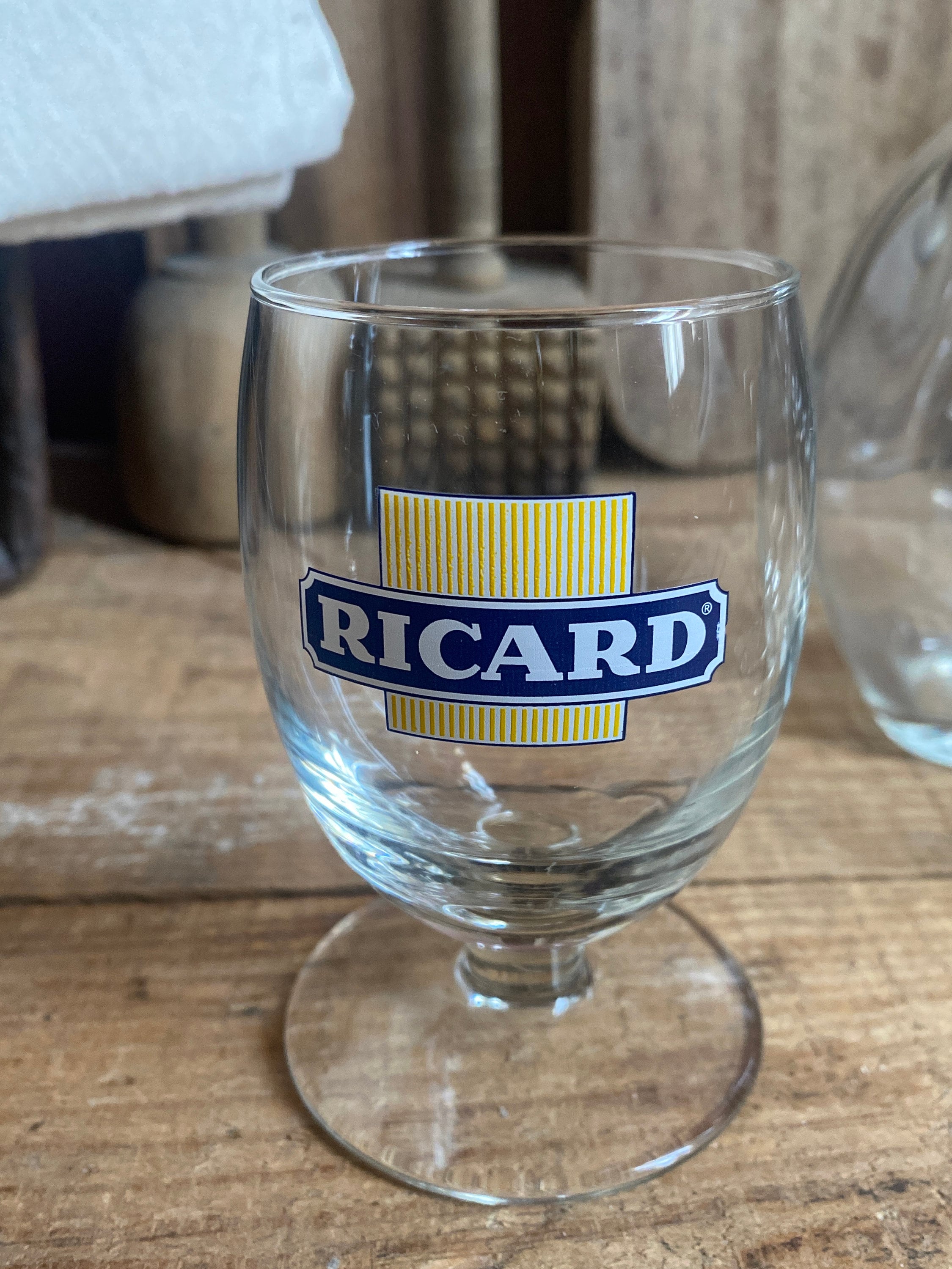 RICARD リカール　デキャンタ　水差し 60’s フランス　2セット Ricard Vintage French Ricard Water Bottle Carafe With 2