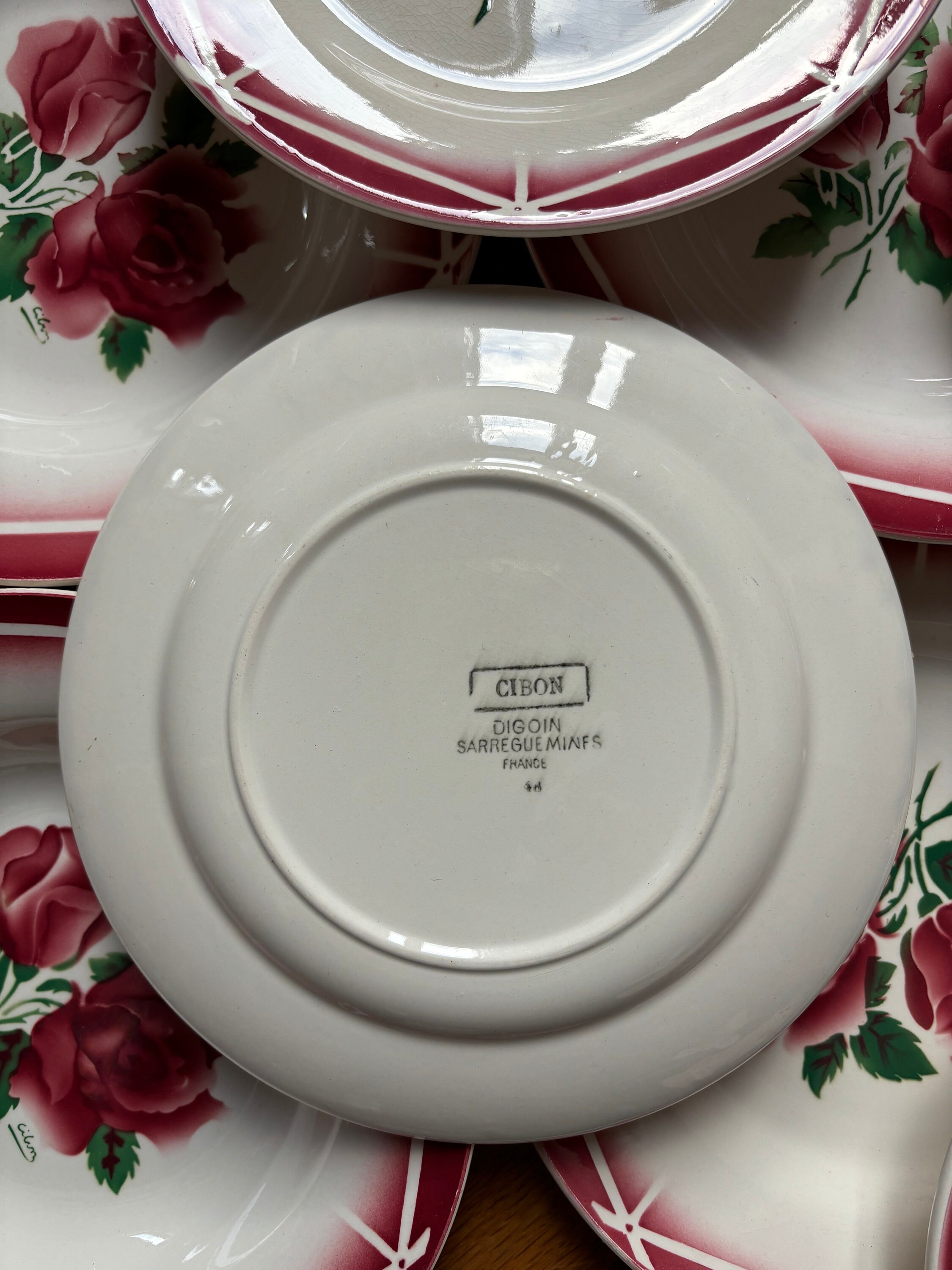 Digoin Sarreguemines France, Ceramic Plate Model Cibon - Etsy