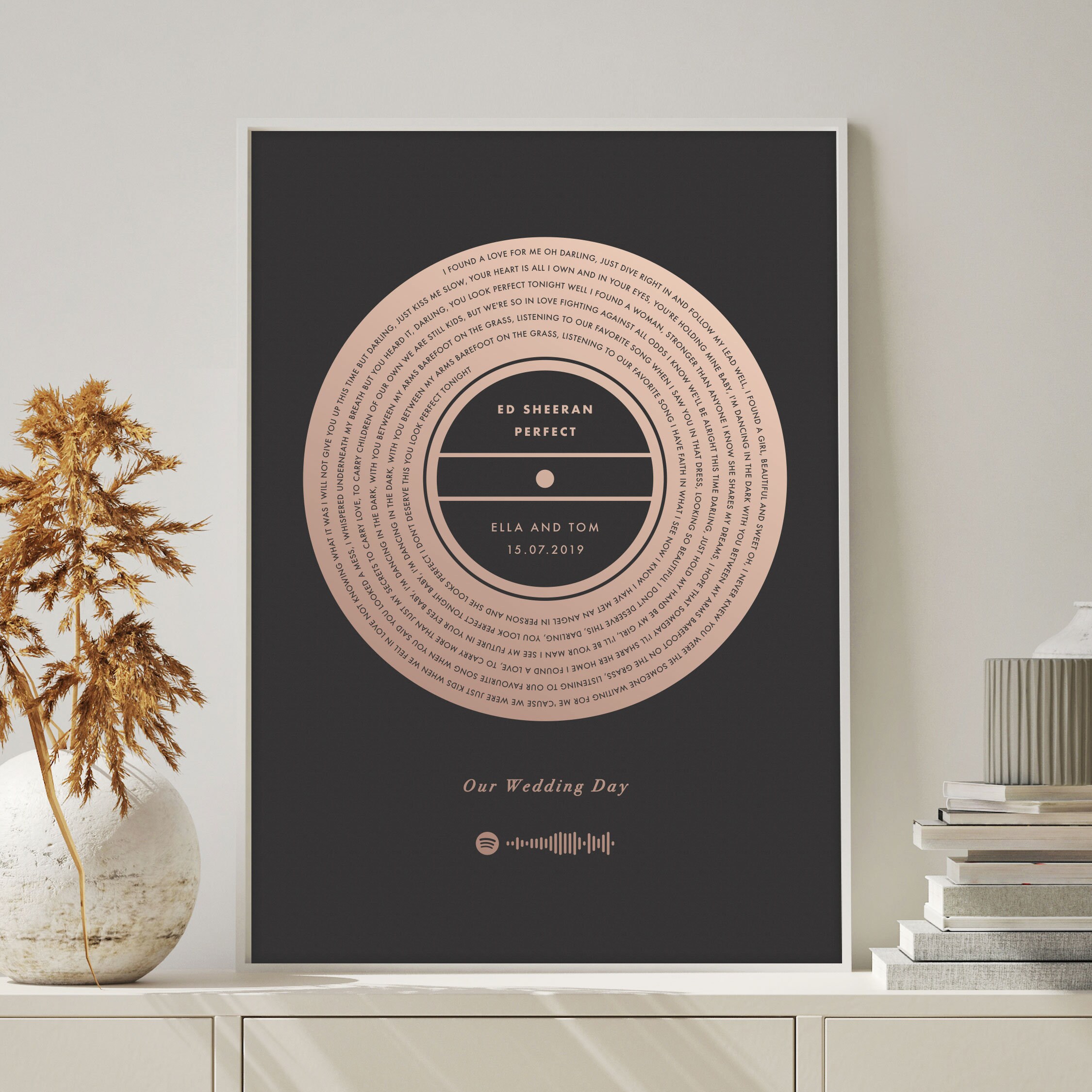 First Song Lyrics Etsy Uk