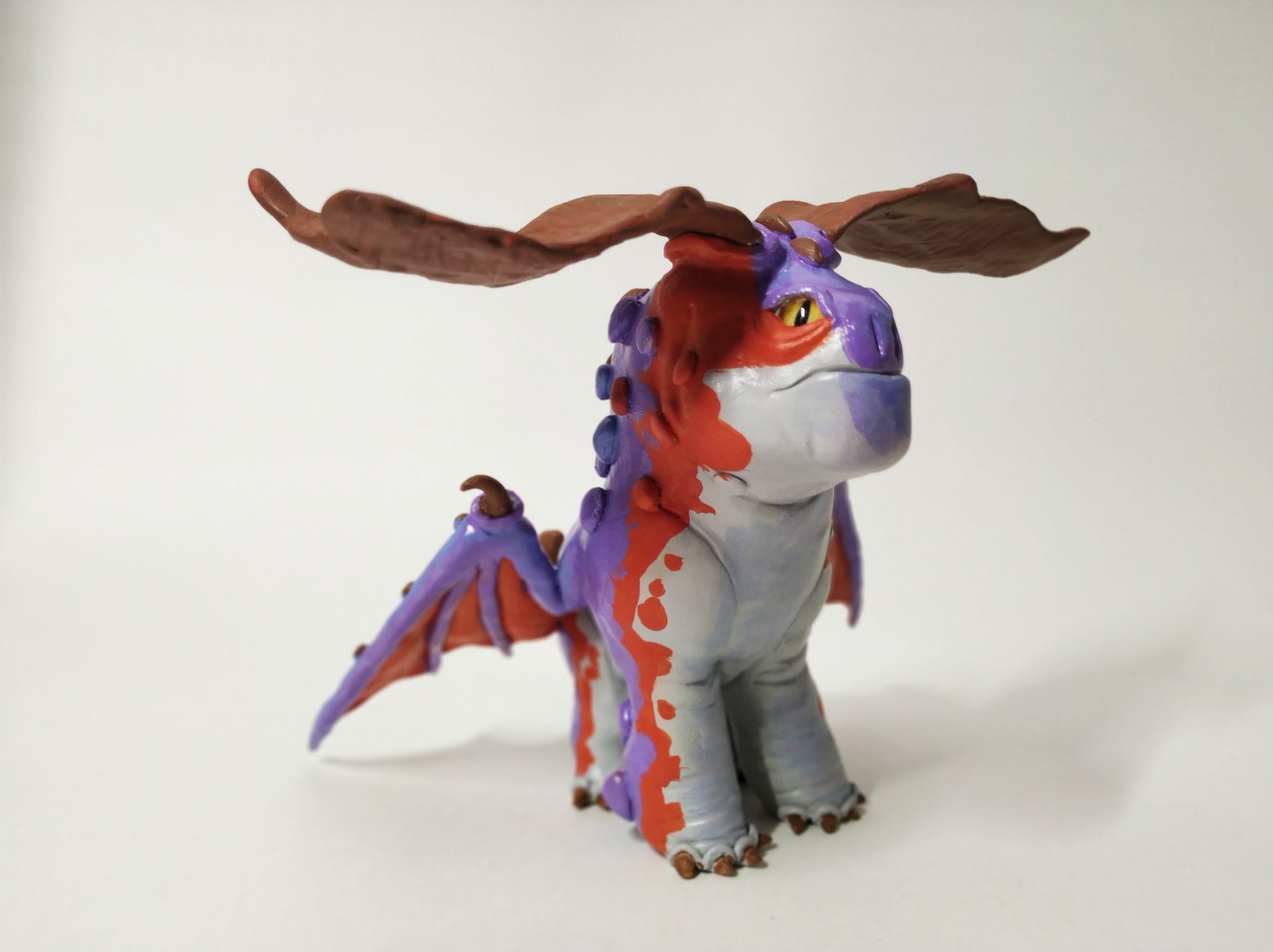 HTTYD How to Train Your Dragon Crimson Goregutter Polymer Clay Etsy