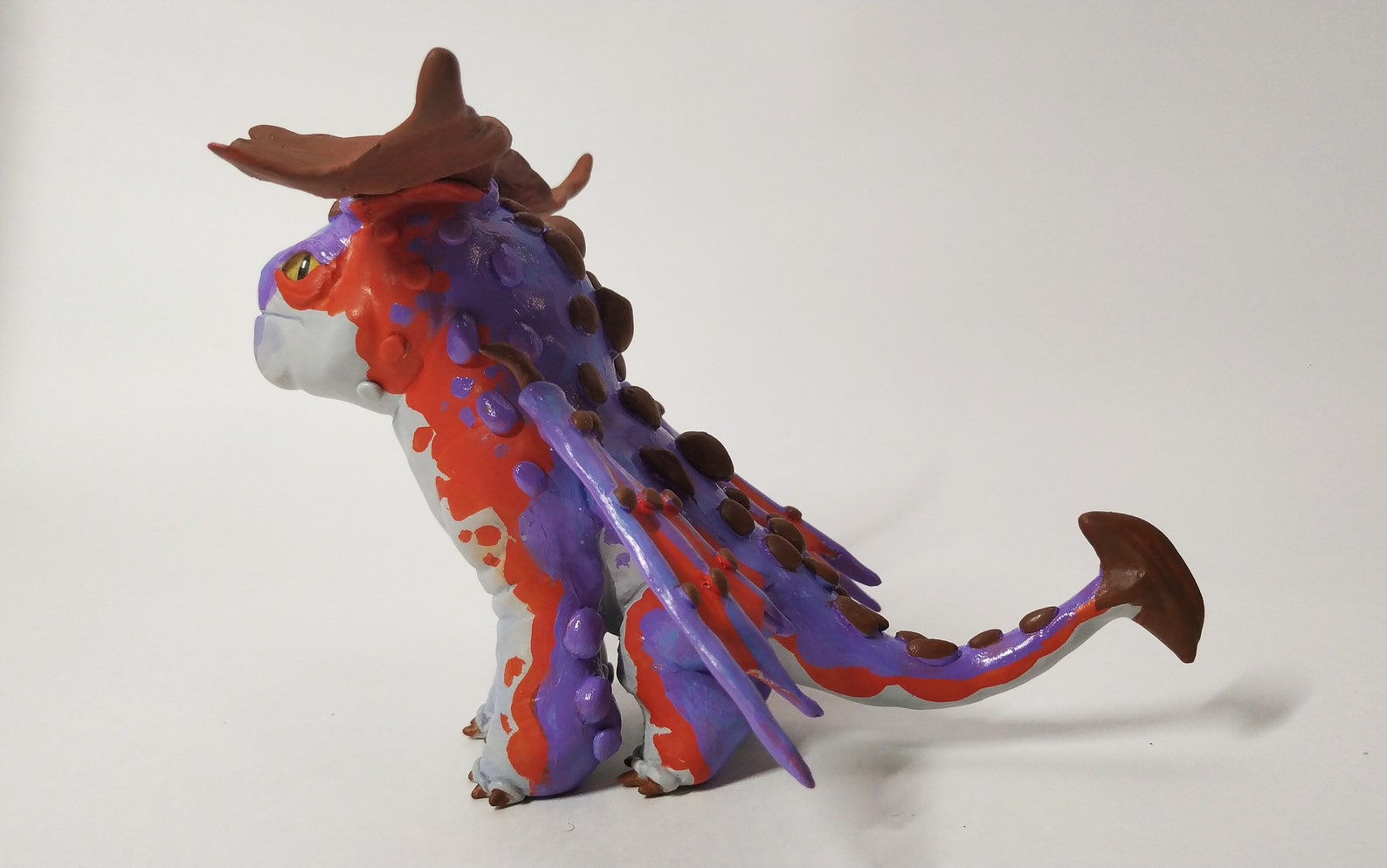 HTTYD How to train your dragon Crimson Goregutter polymer Etsy