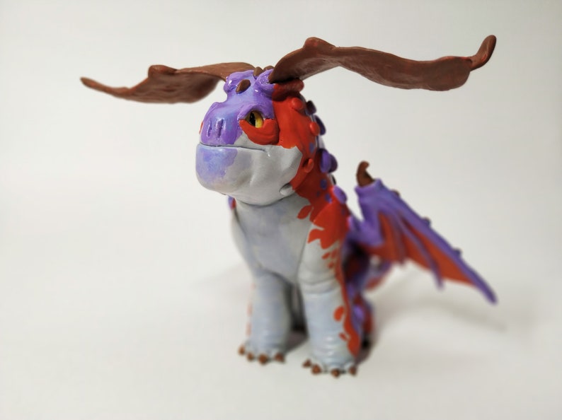 HTTYD How to Train Your Dragon Crimson Goregutter Polymer Clay Etsy