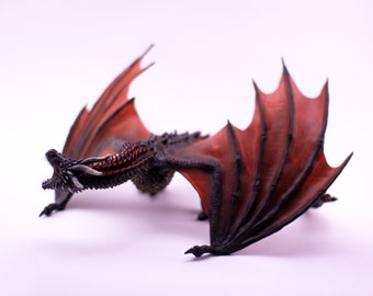 Dragon sculpture  sculpture polymer clay Dragon polymer clay  Drogon OOAK figure Fantasy creature gift