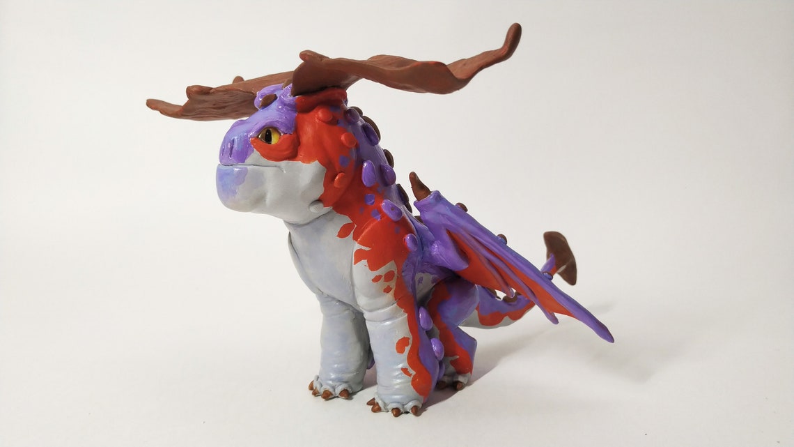 HTTYD How to train your dragon Crimson Goregutter polymer Etsy