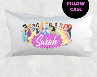 princess pillowcase etsy