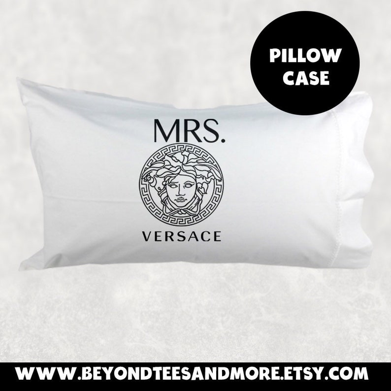 Mrs Versace Theme Pillow Case-Versace-Pillowcase-Adult Decor-Bedroom Decor Adults Room