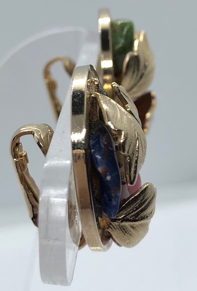 1965 Walt Disneys Anette Funicello Monkeyd Uncle Vintage Earrings Signed Sarah Coventry