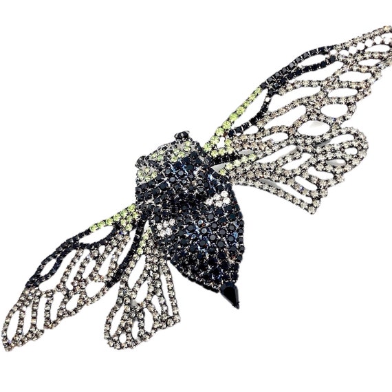 Cicada Bug Brooch - Bettina von Walhof Statement Jewelry View 2