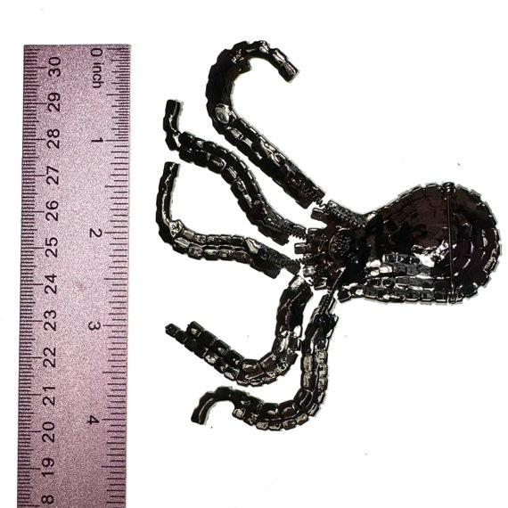 Octopus Brooch / Bettina von Walhof Jewelry / Red… - image 9