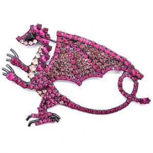 Pink Dragon Brooch - Fantasy Jewelry - GOT Swag
