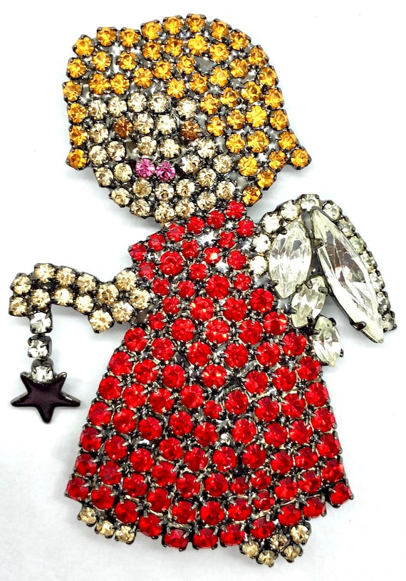 Sweet Little Angel Pin - Holiday - Signed
