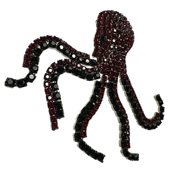 Octopus Brooch / Bettina von Walhof Jewelry / Red… - image 2