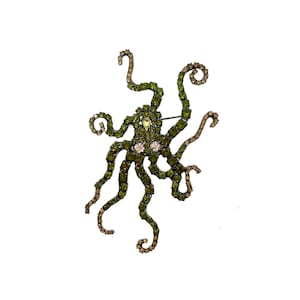 Spilla polpo verde / Spilla cefalopode