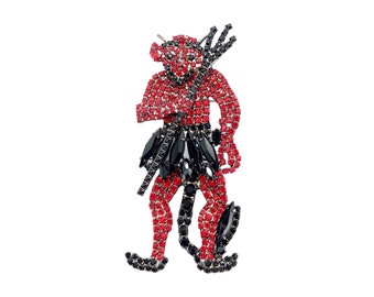 Krampus Djävulen Pin - Tysk Julfolklore - Valborgsmässonatten