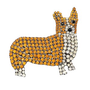 Welsh Corgi Brooch / Pembroke Dog Pin - Westminster - Canine