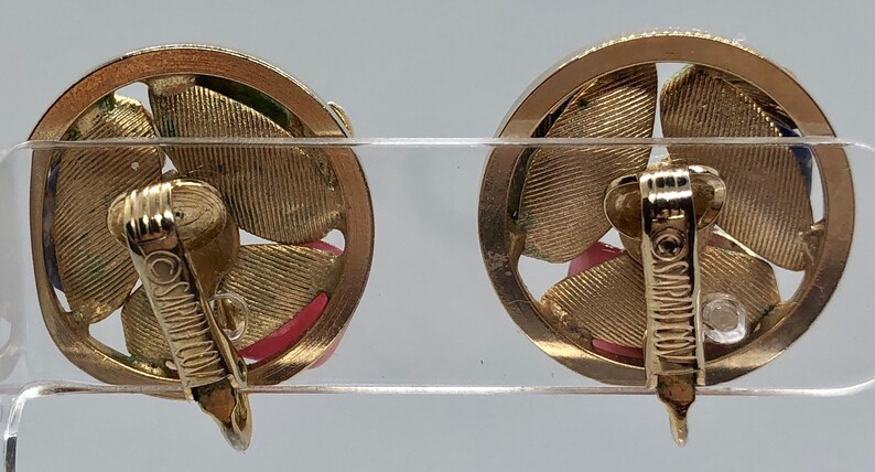 1965 Walt Disneys Anette Funicello Monkeyd Uncle Vintage Earrings Signed Sarah Coventry