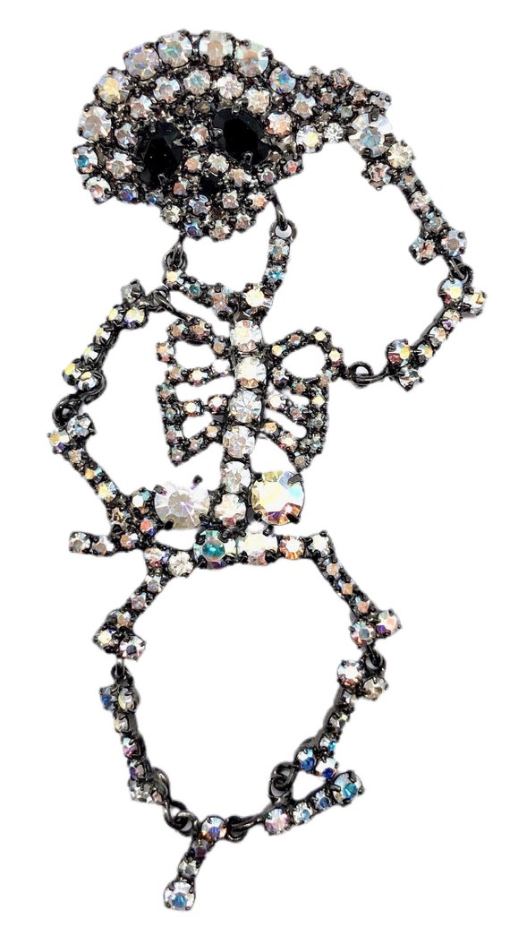 Mr. BoneJangles the Dancing Skeleton Pin Halloween Gem