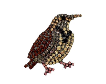 Western Meadowlark Bird Brooch - Songbird Pin