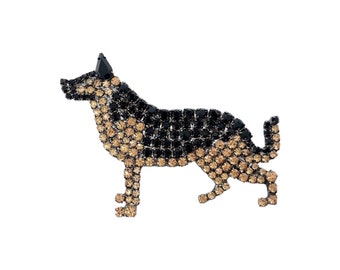 German Shepard Dog Pin - Classy Canine Brooch