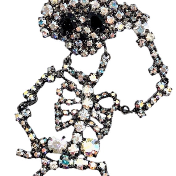 Mr. BoneJangles the Dancing Skeleton Pin Halloween Gem