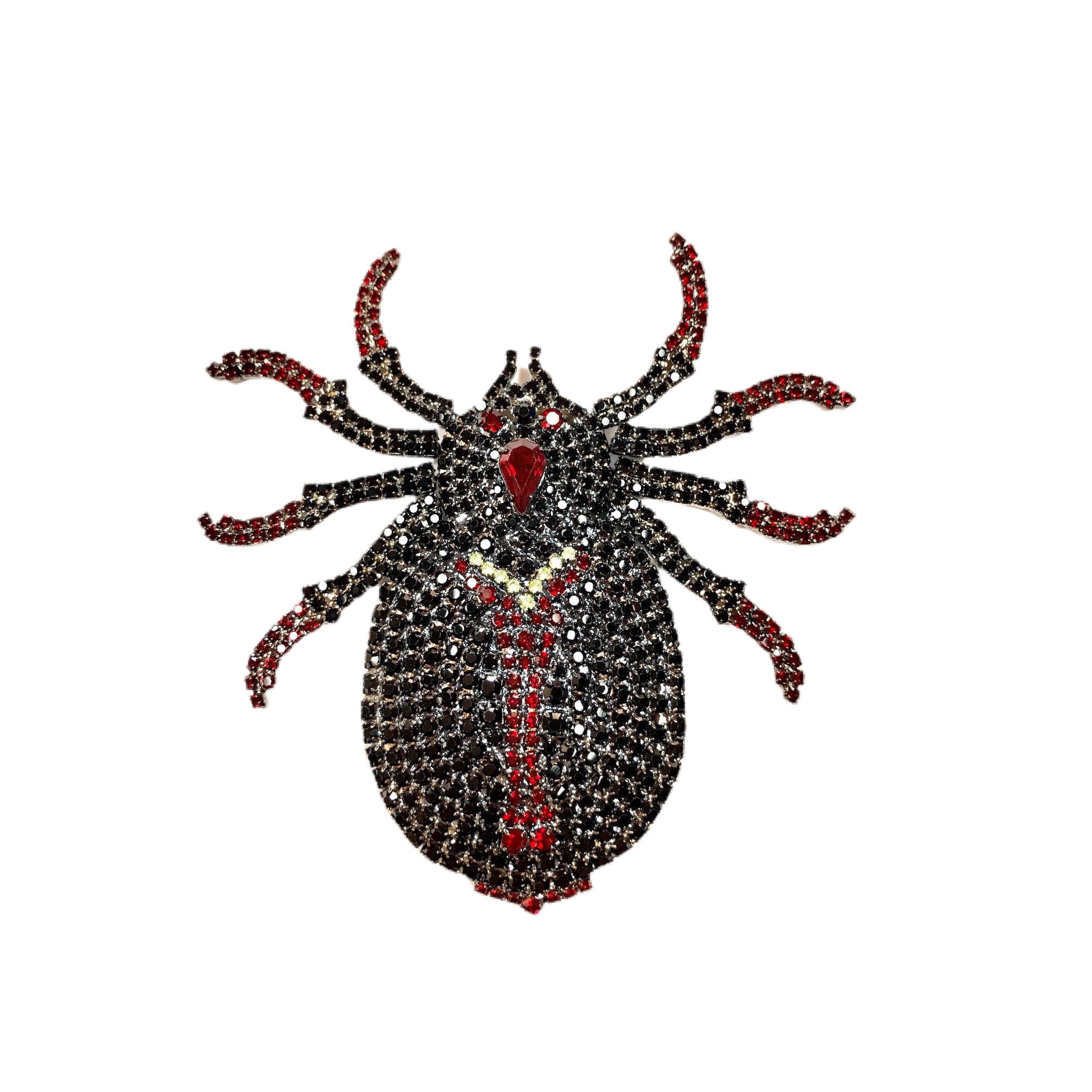 Black widow spider brooch deals