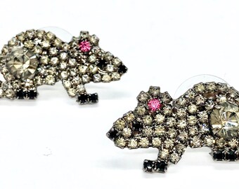 Taxidermy Rat Tail Earrings Real Rats Oddities - Etsy