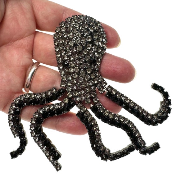 Octopus Brooch / Bettina von Walhof Jewelry / Red… - image 8