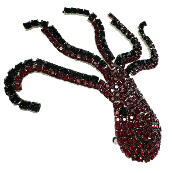 Octopus Brooch / Bettina von Walhof Jewelry / Red… - image 7