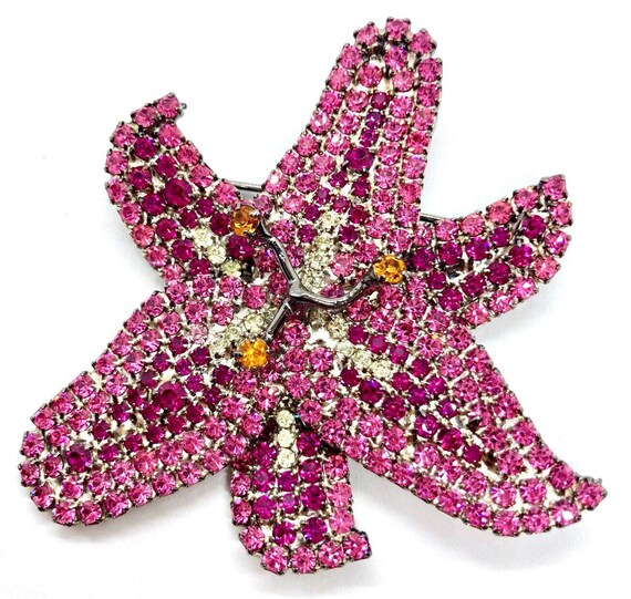 Pretty In Pink Day Lily Brooch Pin Von Walhof Etsy