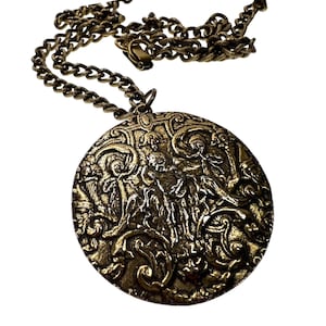 Gold Cupid Necklace / Alva Museum Replicas