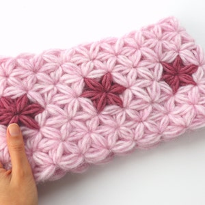 INTERMEDIATE Crochet Pattern Cowl Pattern Jasmine Stitch Crochet Lovely Jasmine Cowl PATTERN image 6