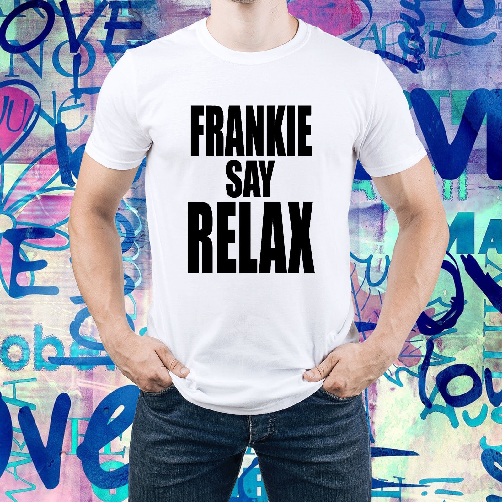Frankie Say Relax tshirt/ Friends Tv show/ shirt/ Friends TV Etsy