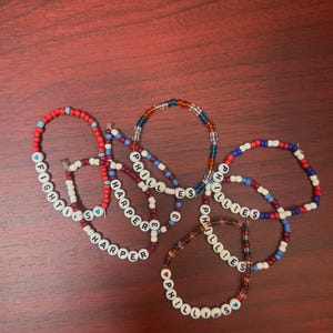 Phillies Philadelphia Beaded Friendship Bracelets