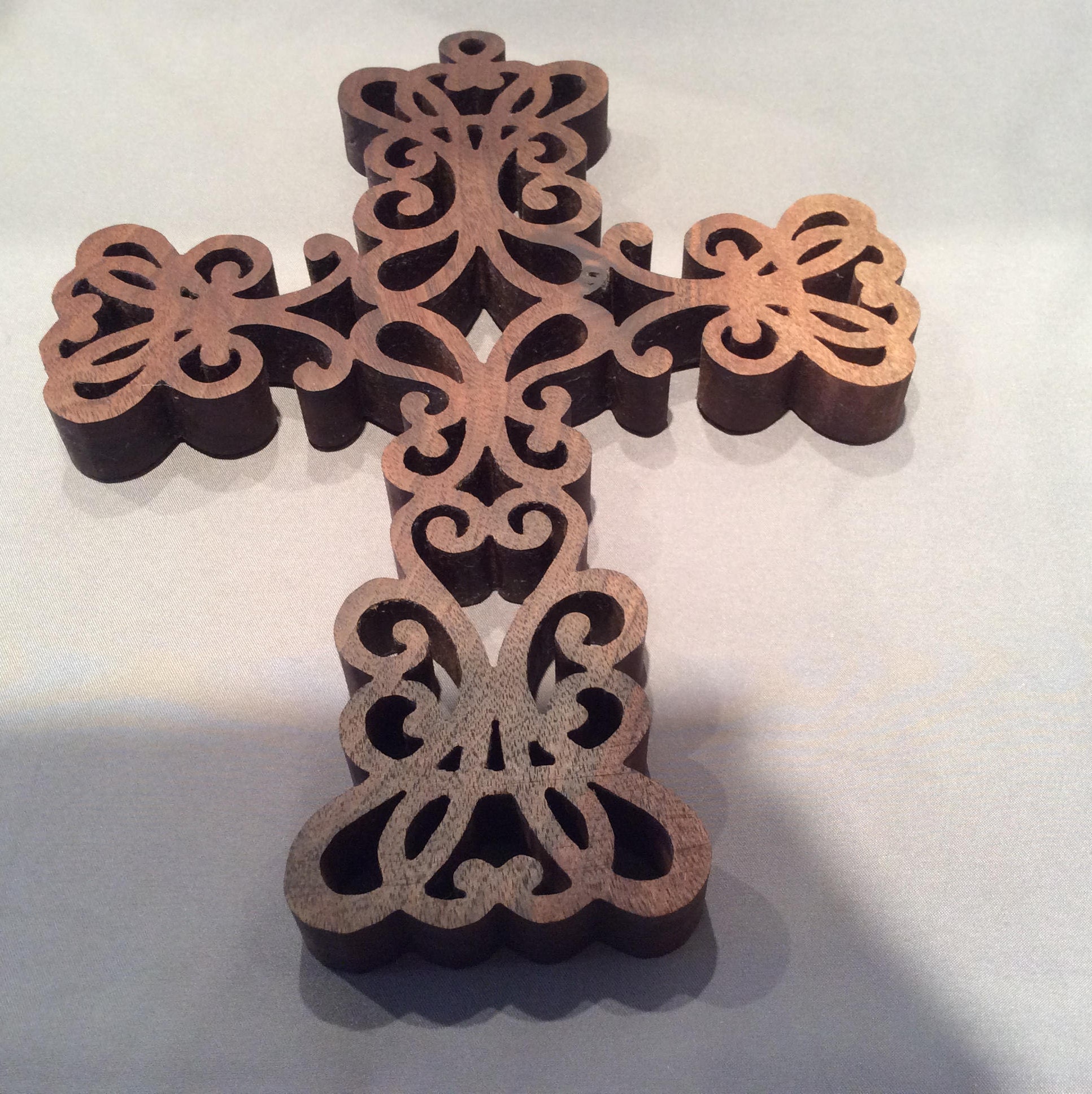 Cross/ Wood Cross/ Decorative Cross / Handcrafted/ Scroll Saw ...