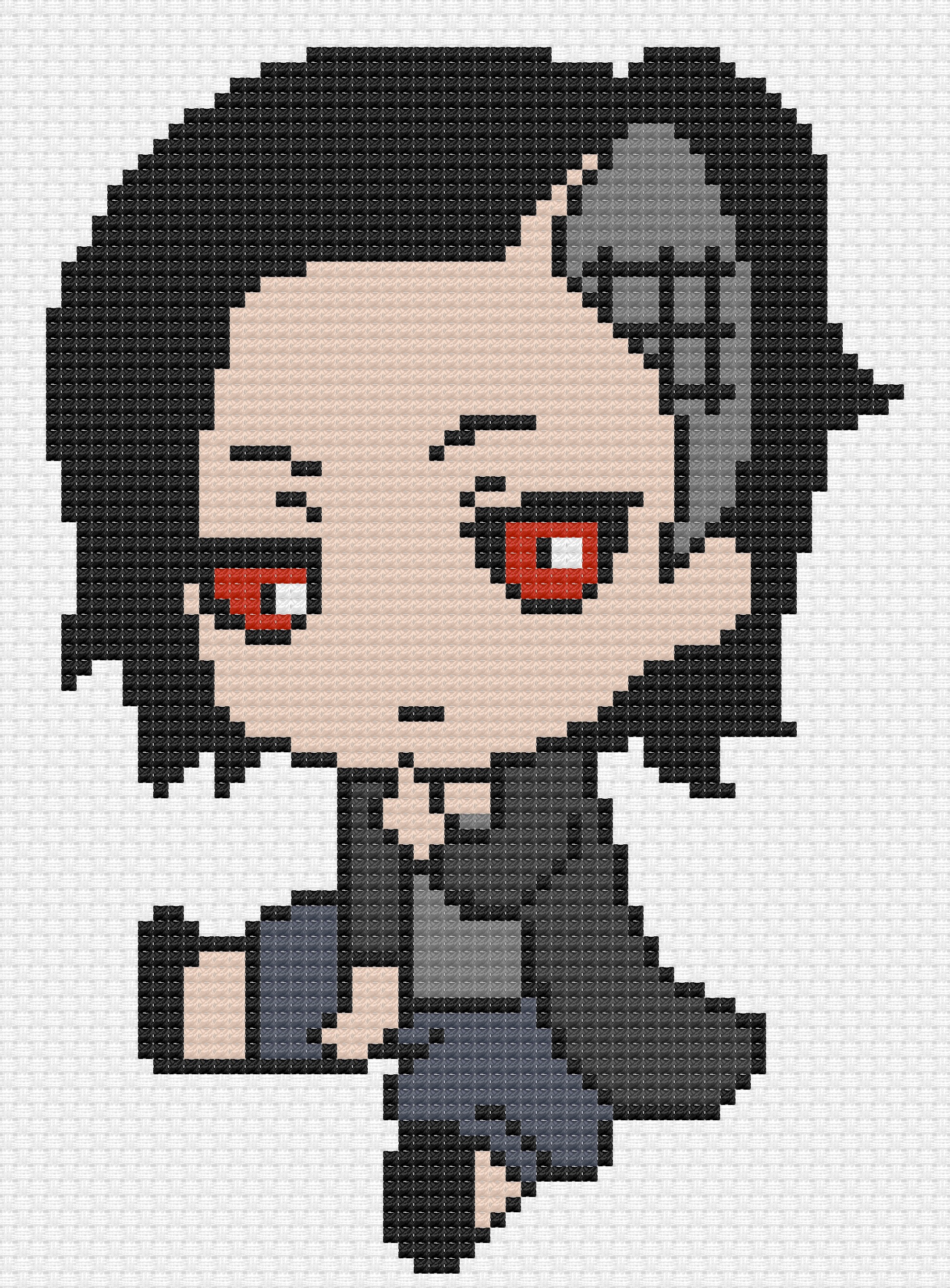 Uta Anime Cross Stitch Pattern Etsy