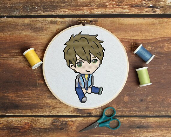 Makoto Free Anime Cross Stitch Pattern Etsy