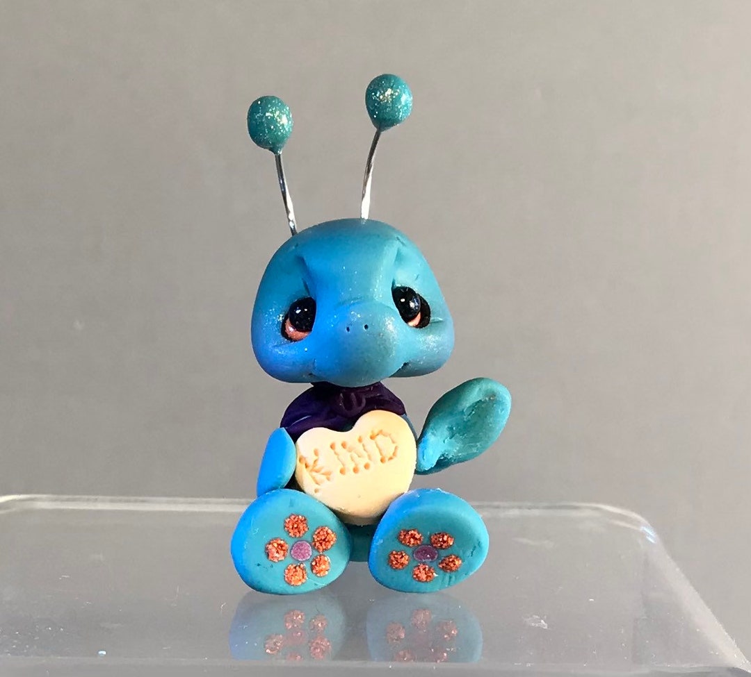 Ant W/ Candy Heart-polymer Clay Insect Figure-sculpted Bug Figurine ...