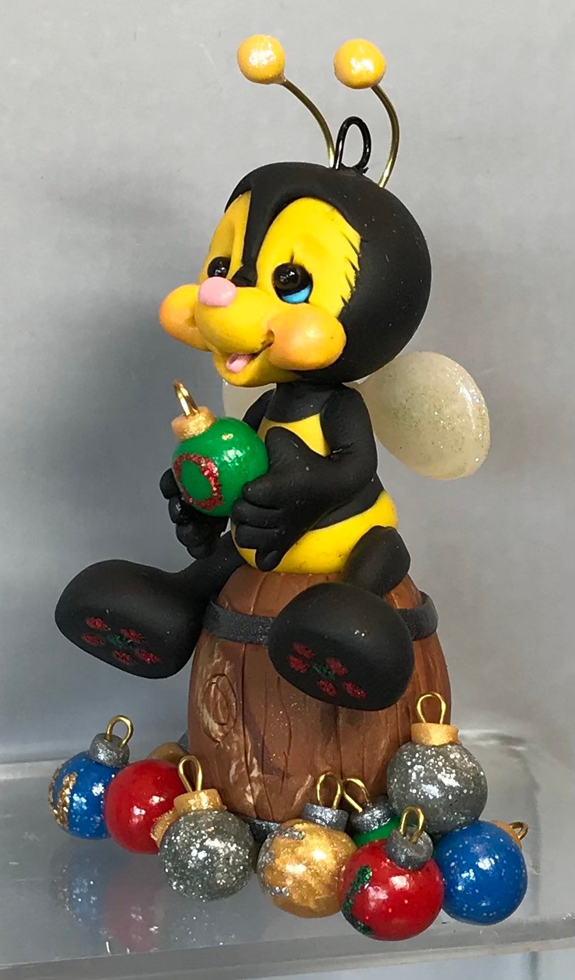 Bee Christmas Ornament 