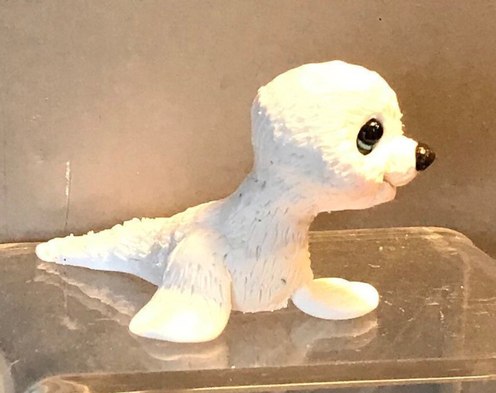 Seal Pup Baby Seal Polymer Clay Arctic Seal Figurine Etsy