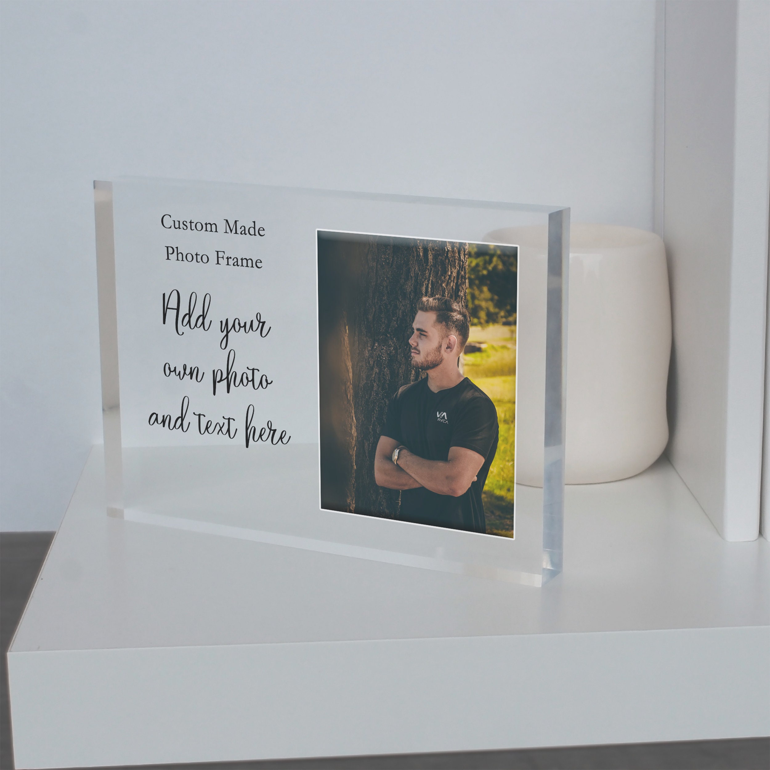 Engraved Picture Frame Custom Picture Frame Engraved Photo Etsy