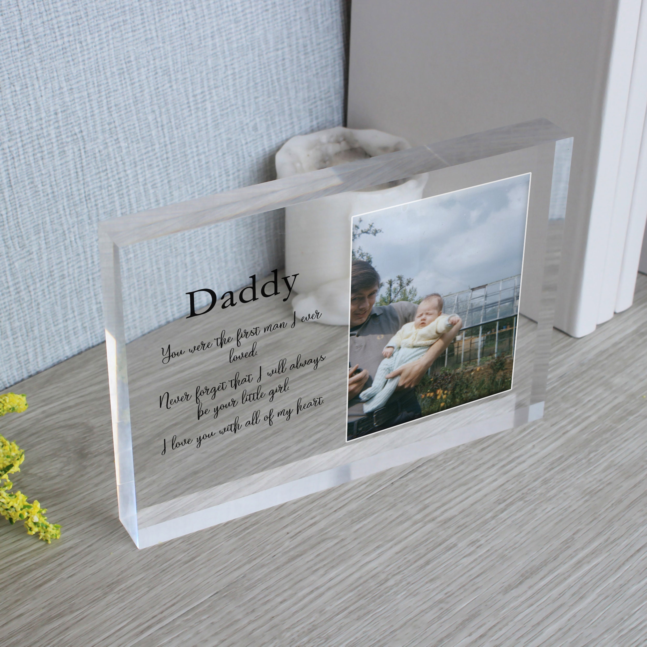 Personalized Gift For Dad From Daughter Father Birthday Gift Etsy