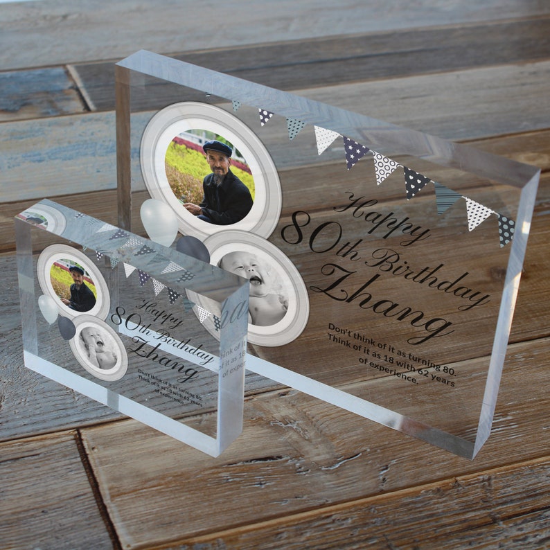 80th Birthday Gift For Men 80th Birthdy Gift For Women | Etsy