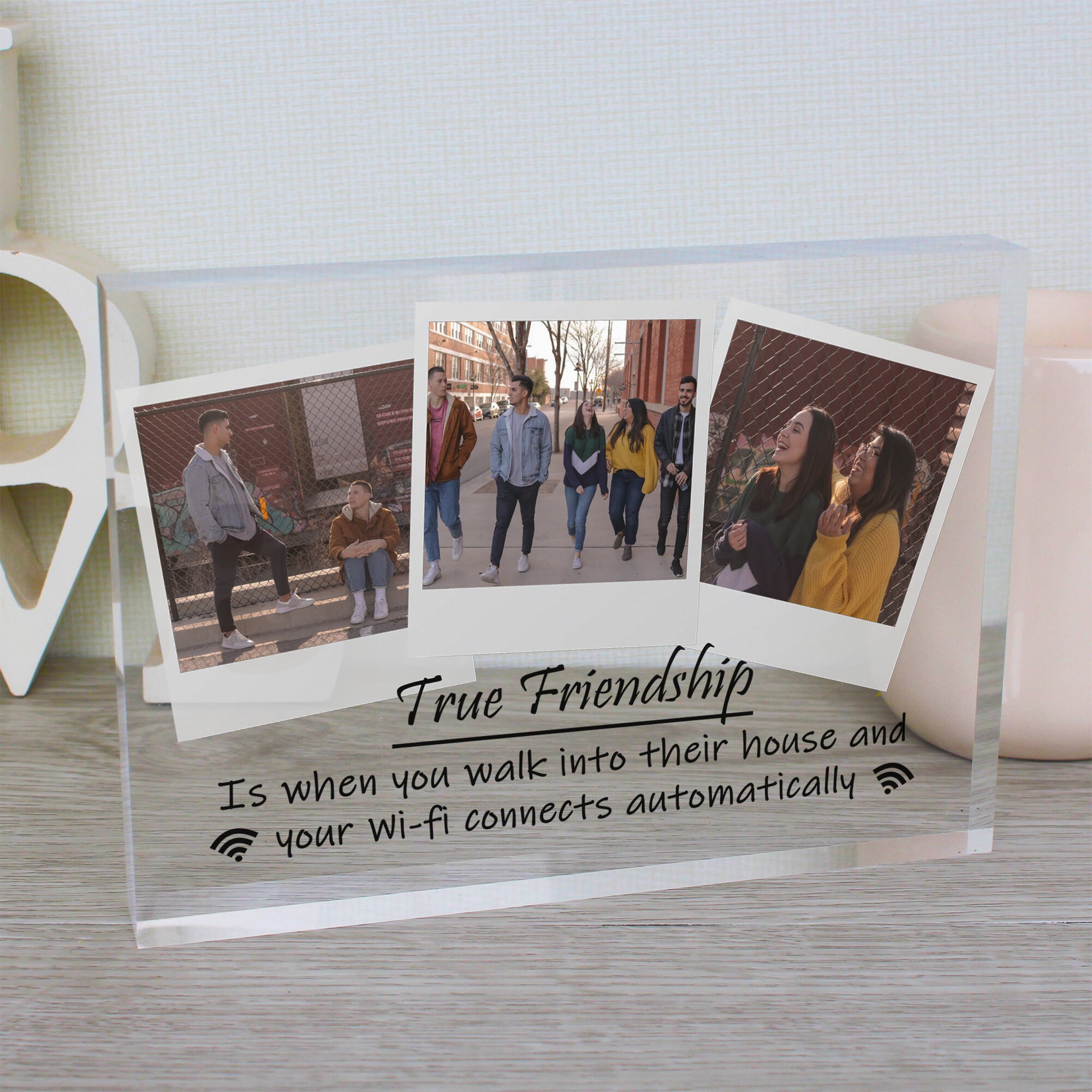 Best Friend Picture Frame Best Friend Gift Ideas Thank You Etsy