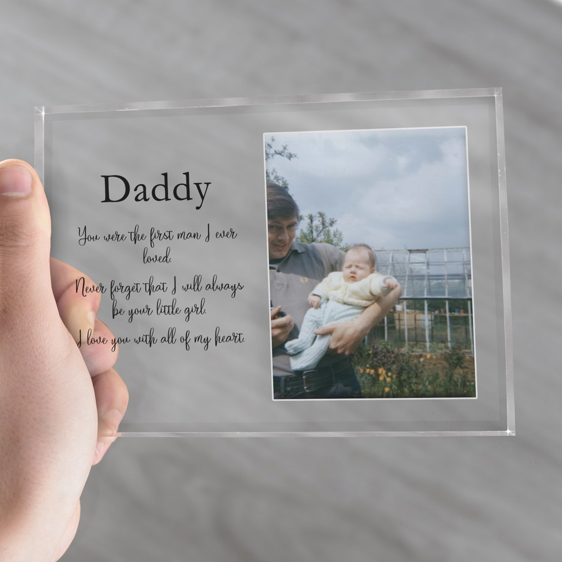 Personalized Gift For Dad From Daughter Father Birthday Gift Etsy
