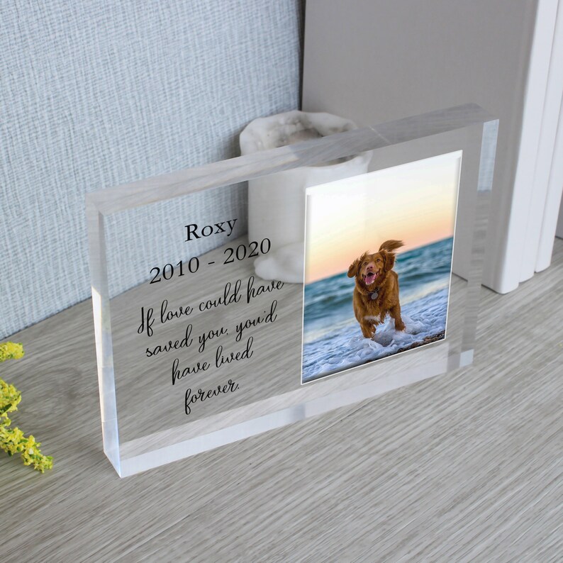 Dog Remembrance Gift Dog Memorial Picture Frame Dog Loss Etsy UK