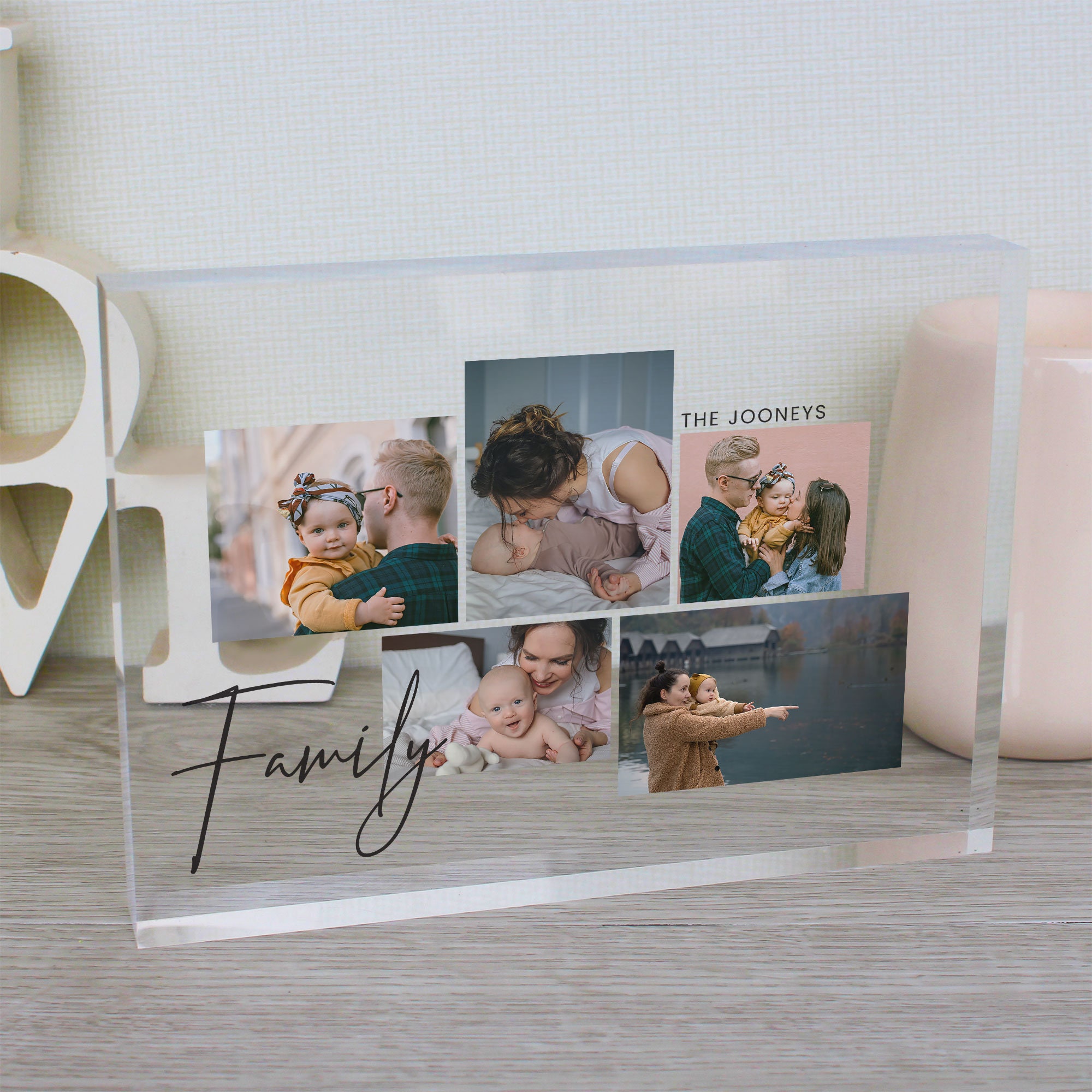 Multi Picture Frame Personalised Frame Custom Gift Etsy